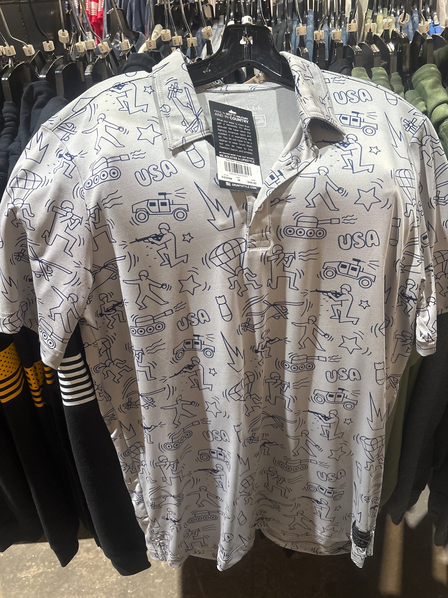 Military Pop Art Polo
