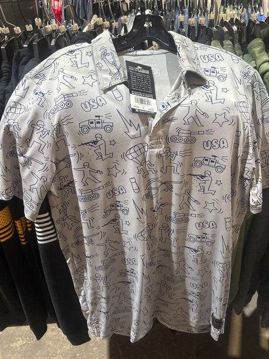 Military Pop Art Polo