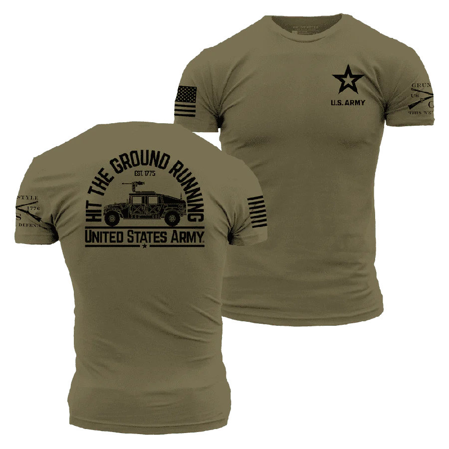 Army Hit the Ground Running T-Shirt