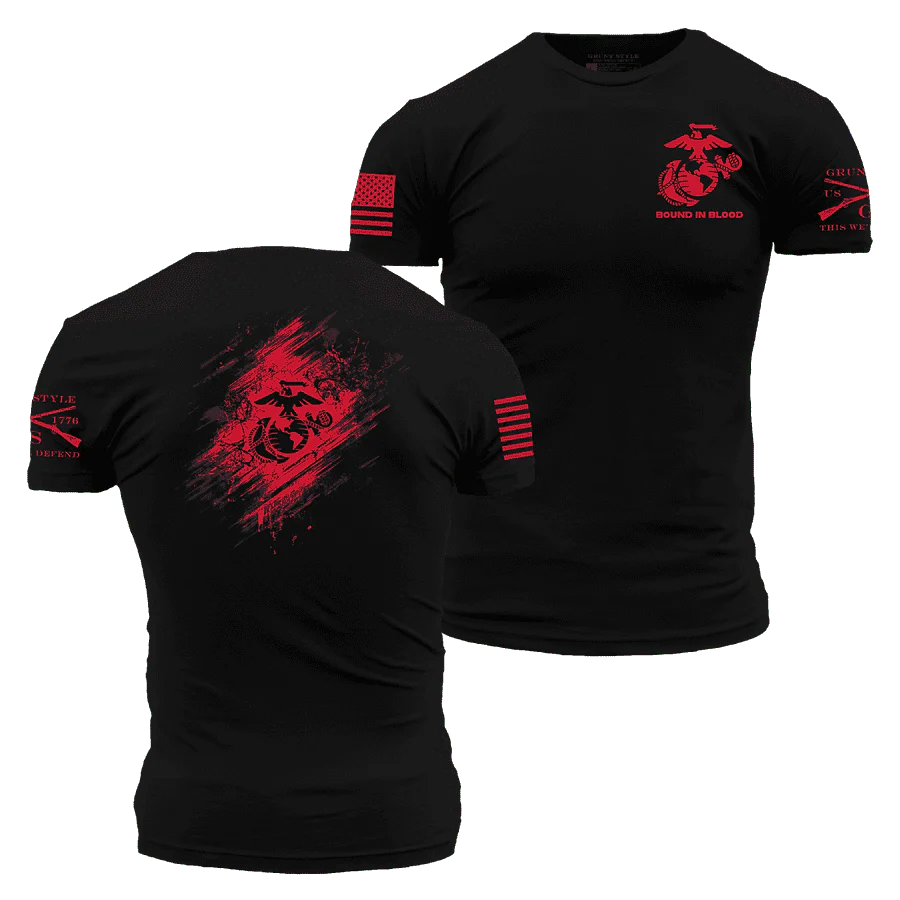 USMC - Bound In Blood T-Shirt
