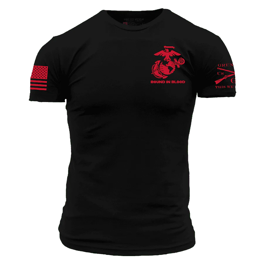 USMC - Bound In Blood T-Shirt