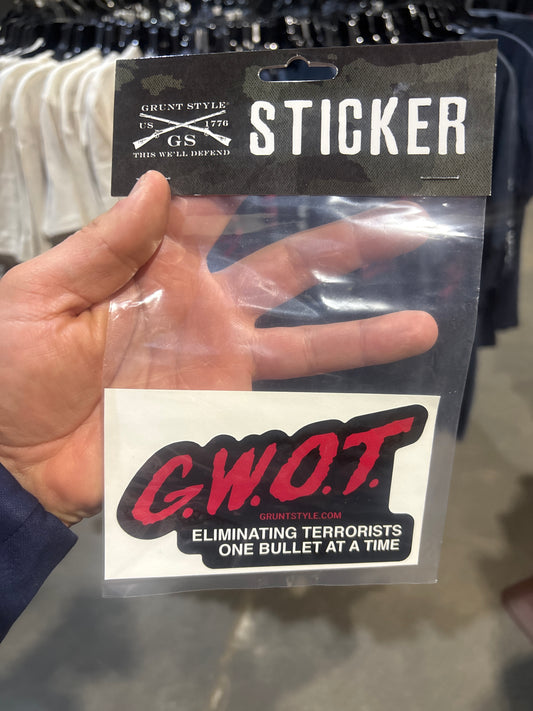 Global War on Terrorism Sticker