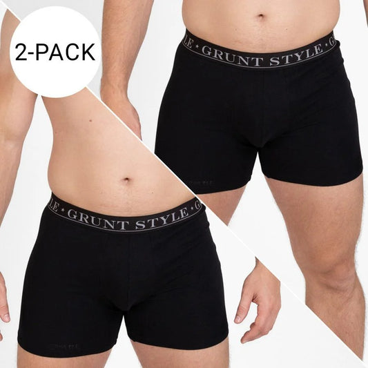 Base Command 2-Pack Boxer Briefs - Black & Black