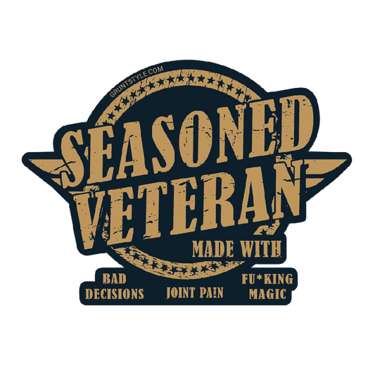 Seasoned Veteran Sticker