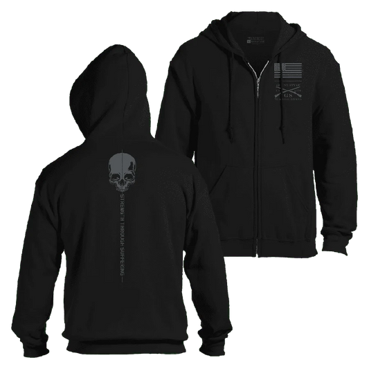 Strength Through Suffering Full Zip Hoodie